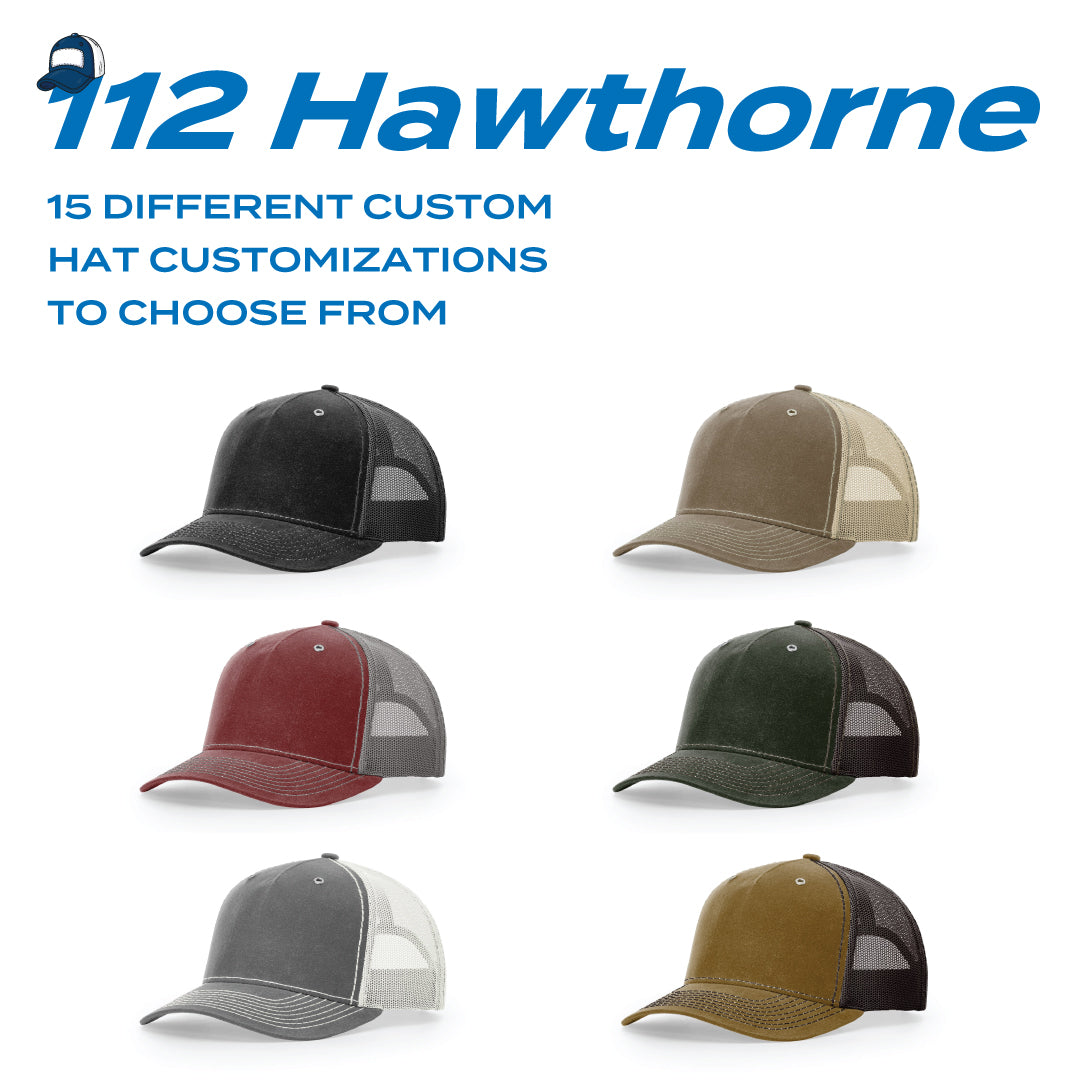 Your Richardson 112 5 Panel, Your Way</br>Pick A Hat, Pick A Patch! ™</br>Powered By InTandem Promotions!