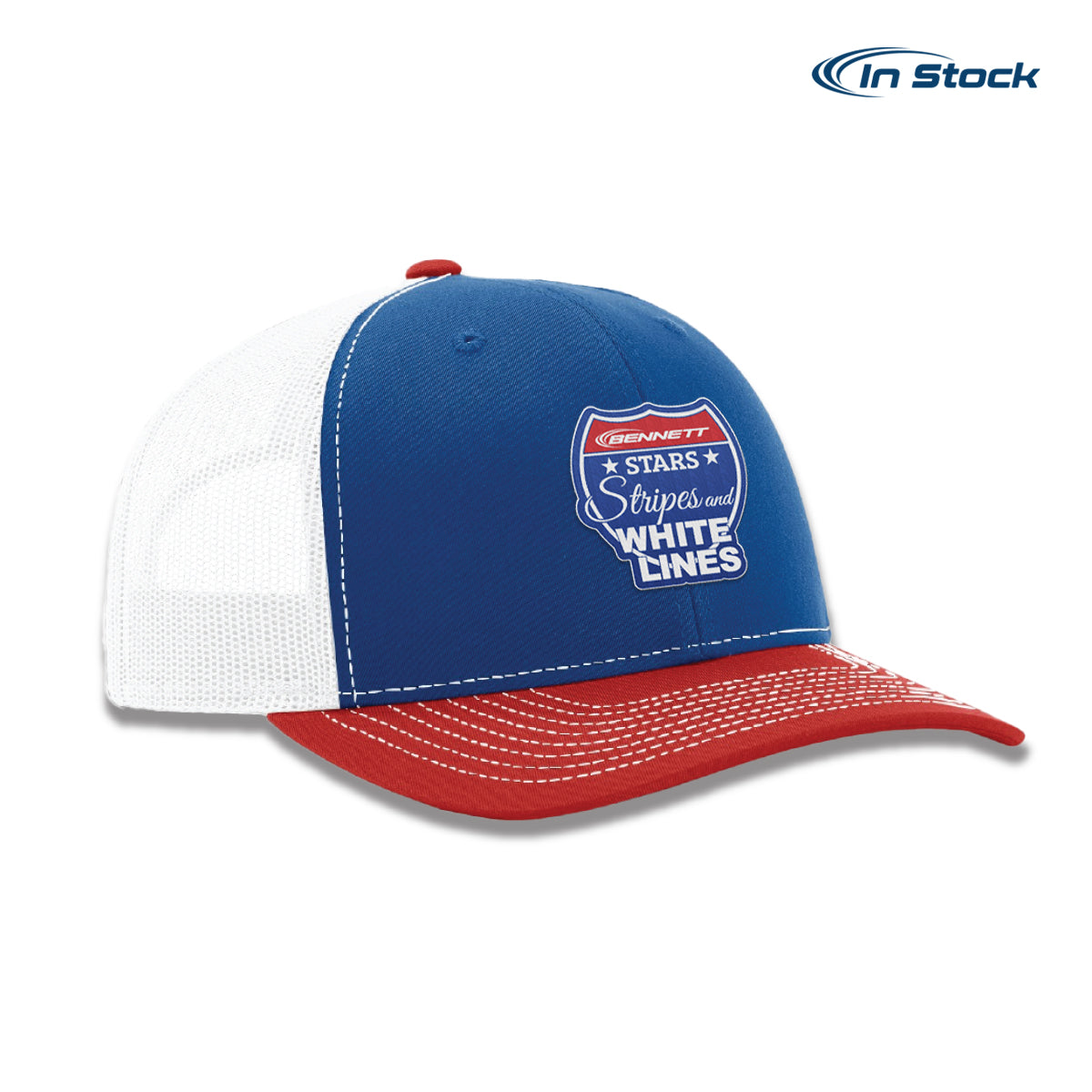 Stars, Stripes, and White Lines Richardson Hat