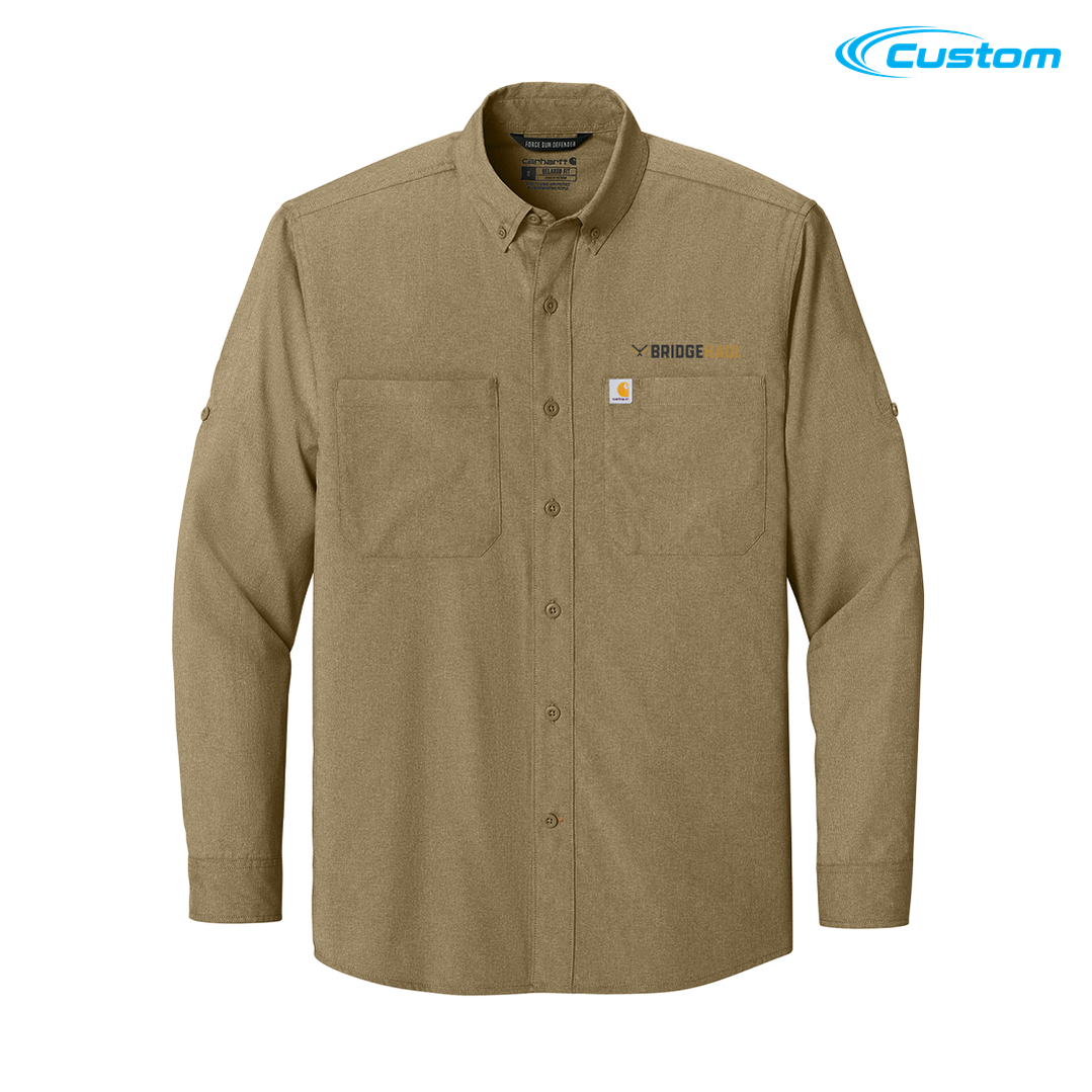 BridgeHaul Carhartt Force® Sun Defender™ Long Sleeve Shirt