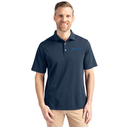 Bennett Cutter & Buck Virtue Eco Pique Recycled Mens Big and Tall Polo