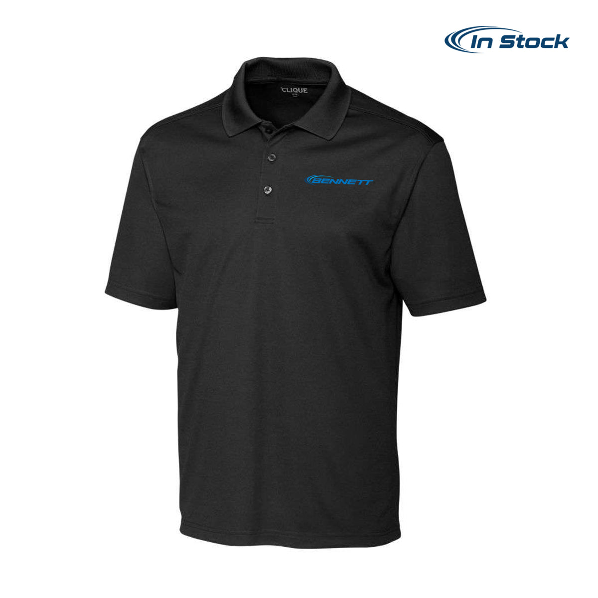 Bennett Heathered Active Mens Short Sleeve Polo