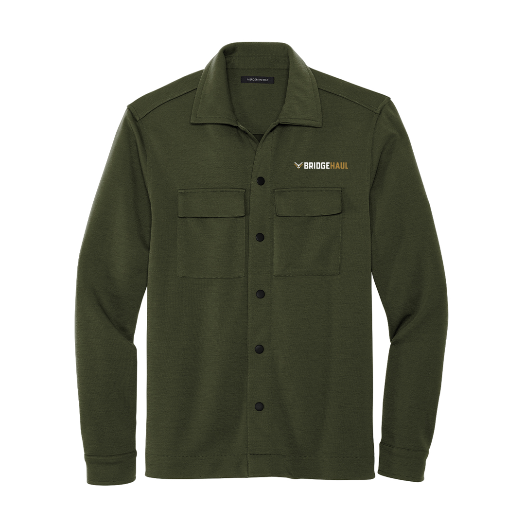 BridgeHaul Mercer+Mettle® Double-Knit Snap Front Jacket