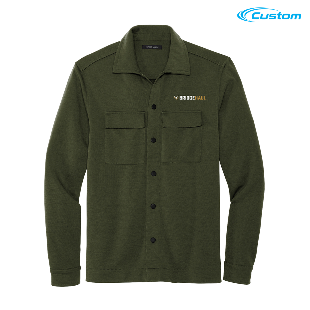 BridgeHaul Mercer+Mettle® Double-Knit Snap Front Jacket