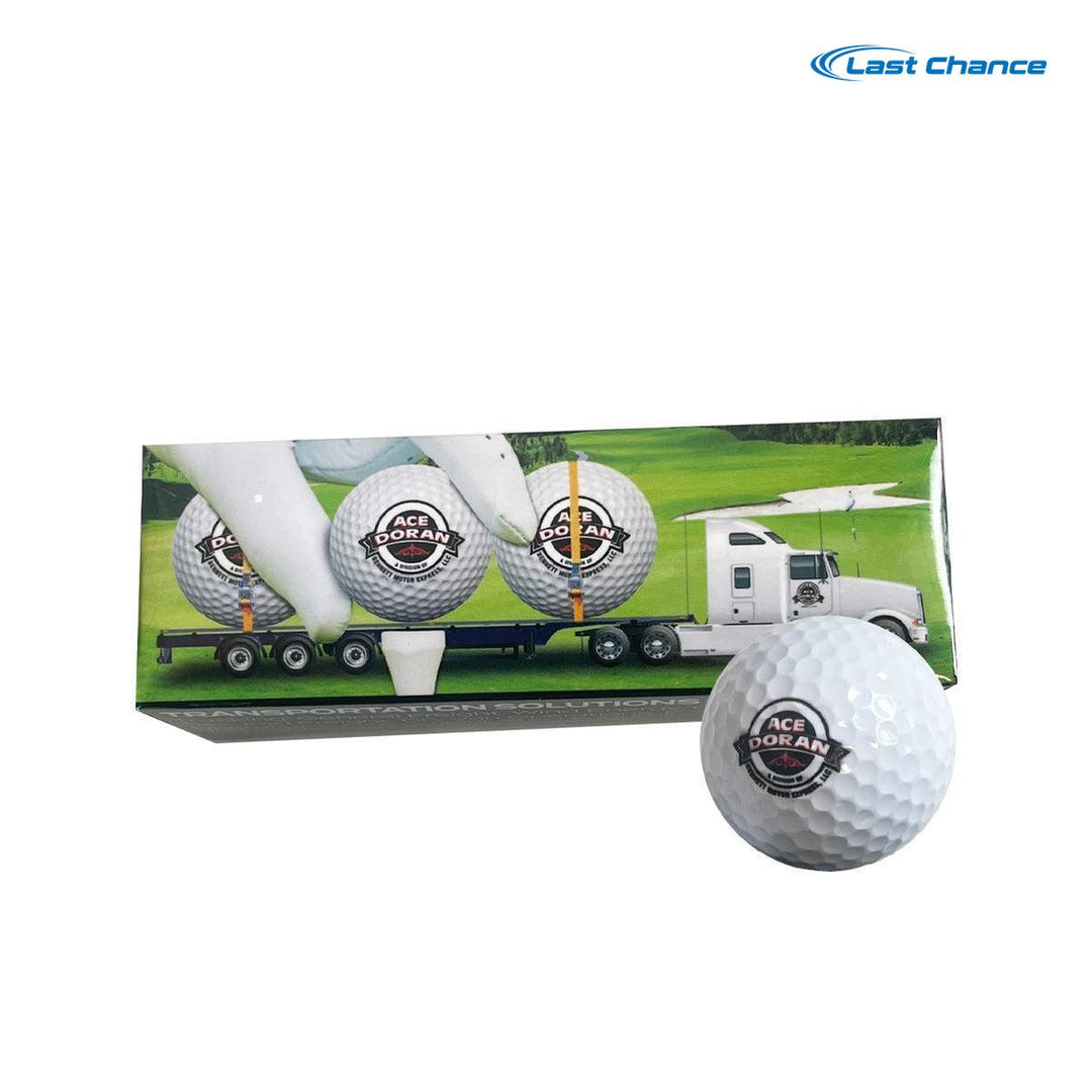 Ace Doran Golf Balls 3 Ball Sleeve
