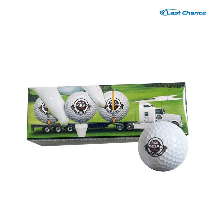 Ace Doran Golf Balls 3 Ball Sleeve