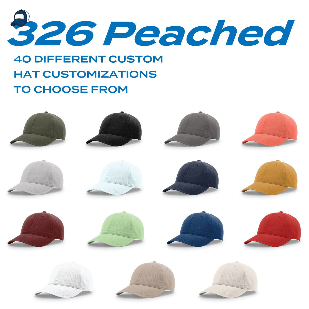 Your Richardson 326 Peached Cotton, Your Way</br>Pick A Hat, Pick A Patch! &#8482;