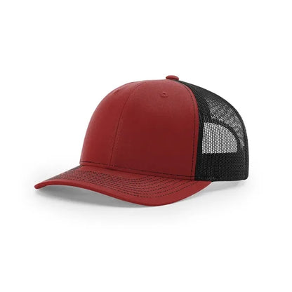Pick A Hat Pick A Patch® - Your Richardson 112, Your Way — Cardinal/Black