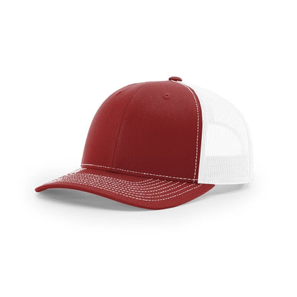 Pick A Hat Pick A Patch® - Your Richardson 112, Your Way — Cardinal/White