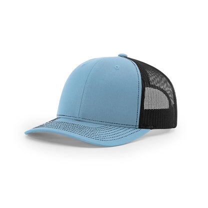 Pick A Hat Pick A Patch® - Your Richardson 112, Your Way — Columbia Blue/Black