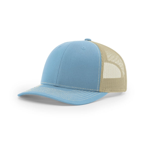 Pick A Hat Pick A Patch® - Your Richardson 112, Your Way — Columbia Blue/Khaki