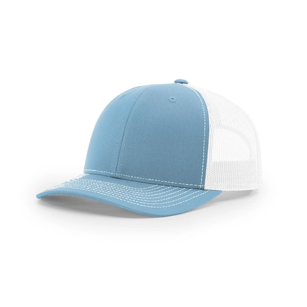 Pick A Hat Pick A Patch® - Your Richardson 112, Your Way — Columbia Blue/White