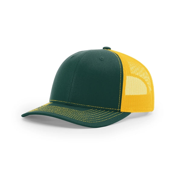 Pick A Hat Pick A Patch® - Your Richardson 112, Your Way — Dark Green/Gold