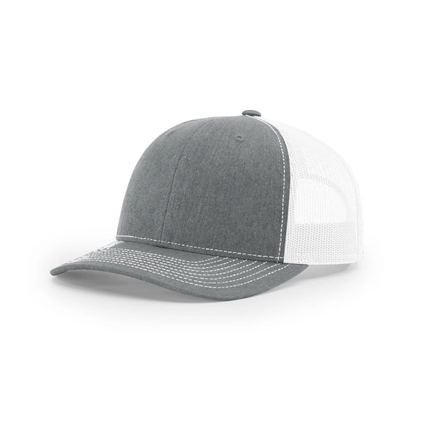 Pick A Hat Pick A Patch® - Your Richardson 112, Your Way — Heather Grey/White