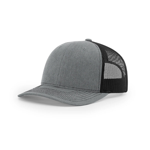 Pick A Hat Pick A Patch® - Your Richardson 112, Your Way — Heather Grey/Black