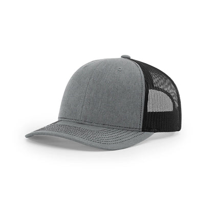 Pick A Hat Pick A Patch® - Your Richardson 112, Your Way — Heather Grey/Black