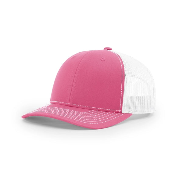 Pick A Hat Pick A Patch® - Your Richardson 112, Your Way — Hot Pink/White