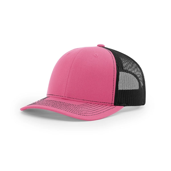 Pick A Hat Pick A Patch® - Your Richardson 112, Your Way — Hot Pink/Black
