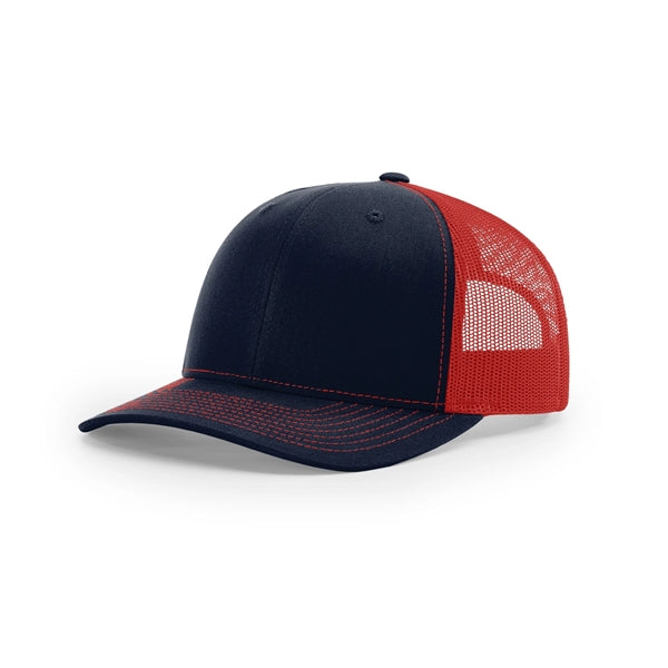 Pick A Hat Pick A Patch® - Your Richardson 112, Your Way — Navy/Red