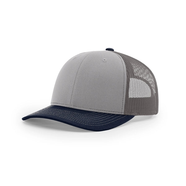 Pick A Hat Pick A Patch® - Your Richardson 112, Your Way — Grey/Charcoal/Navy
