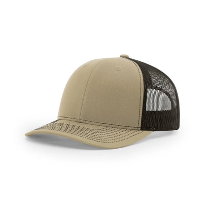 Pick A Hat Pick A Patch® - Your Richardson 112, Your Way — Khaki/Coffee