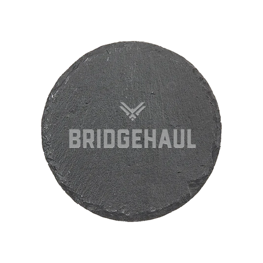 Bridge Haul 4" Round Slate Coaster