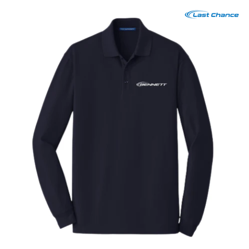 Bennett Men's EZ Cotton Long Sleeve Polo