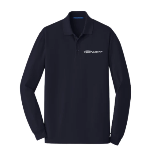 Bennett Men's EZ Cotton Long Sleeve Polo