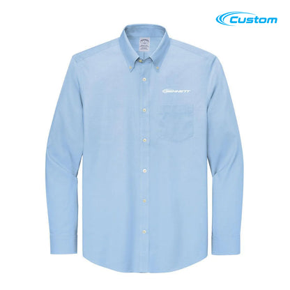 Bennett Brooks Brothers Men's Wrinkle-Free Stretch Pinpoint