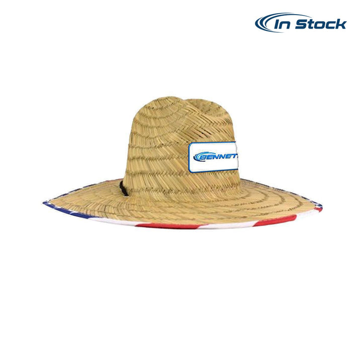 Bennett Straw Hat With Custom Patch