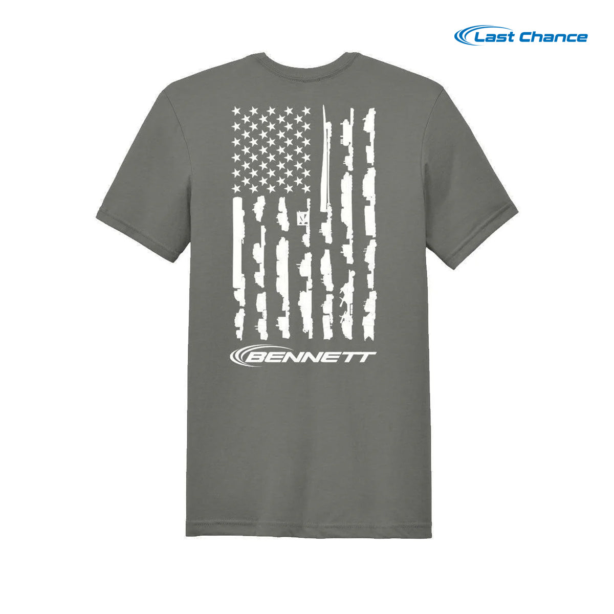 Bennett Youth Grey  Flag T-Shirt