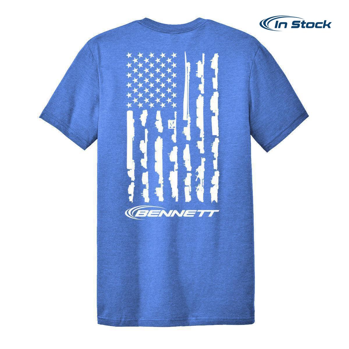 Bennett Youth Blue Flag T-Shirt