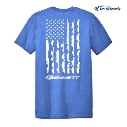 Bennett Youth Blue Flag T-Shirt