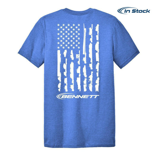 Bennett Youth Blue Flag T-Shirt