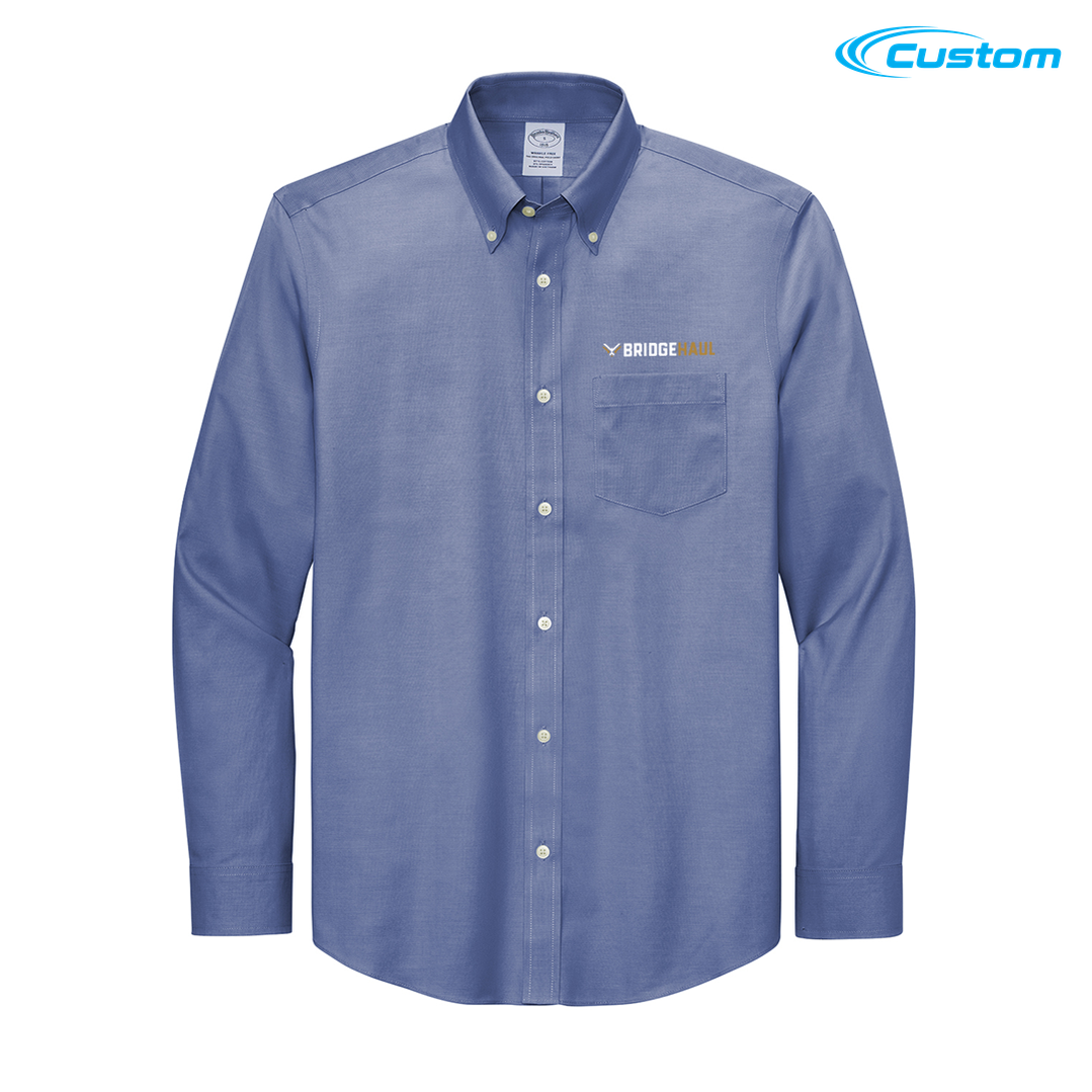 BridgeHaul Brooks Brothers  Wrinkle-Free Stretch Pinpoint Shirt