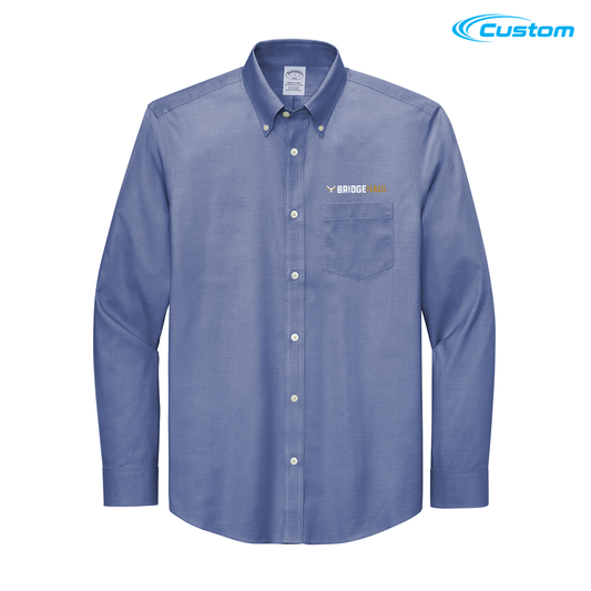 BridgeHaul Brooks Brothers  Wrinkle-Free Stretch Pinpoint Shirt