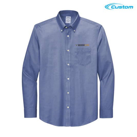 BridgeHaul Brooks Brothers Tall Wrinkle-Free Stretch Pinpoint Shirt
