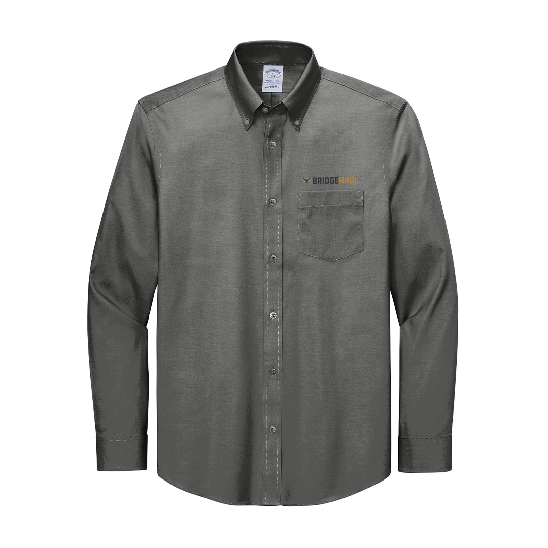 BridgeHaul Brooks Brothers® Tall Wrinkle-Free Stretch Pinpoint Shirt