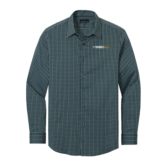 BridgeHaul Brooks Brothers Tech Stretch Patterned Shirt