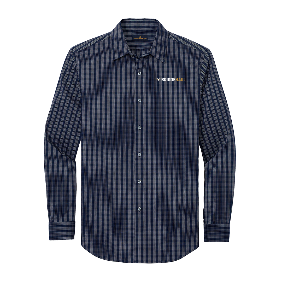 BridgeHaul Brooks Brothers Tech Stretch Patterned Shirt