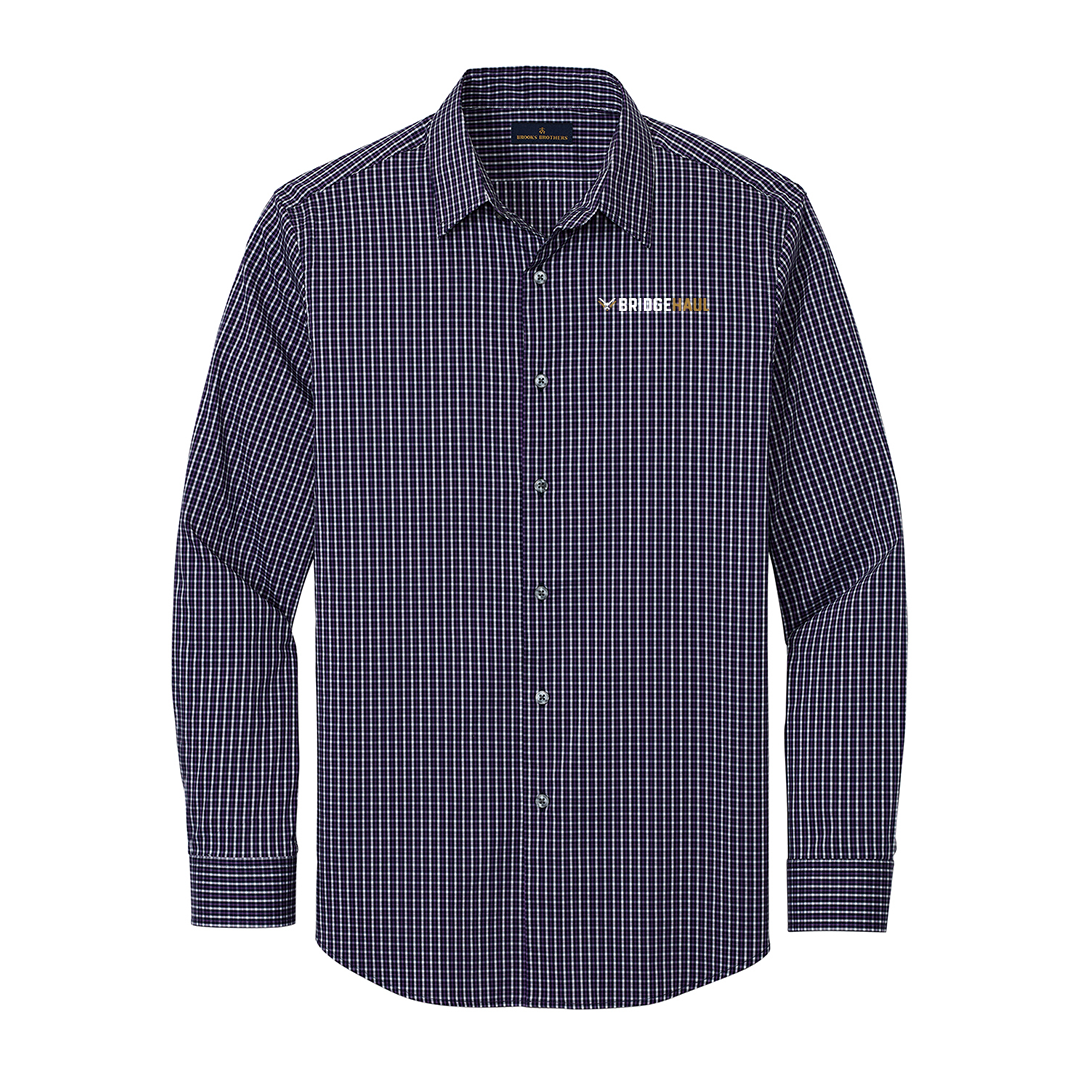 BridgeHaul Brooks Brothers Tech Stretch Patterned Shirt
