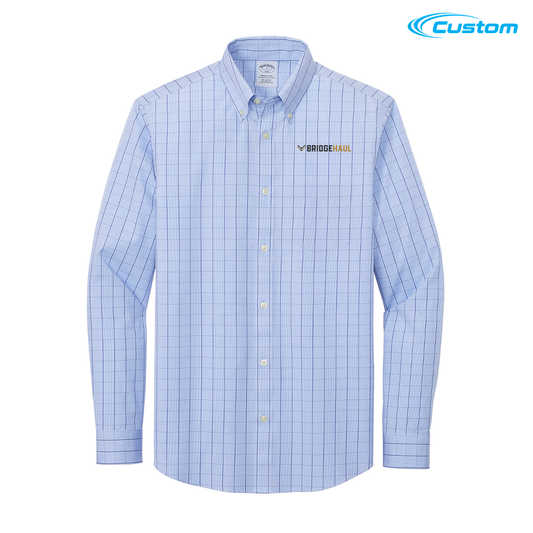 BridgeHaul Brooks Brothers® Wrinkle-Free Stretch Patterned Shirt