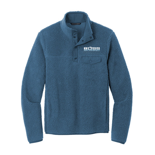 Boss Camp Fleece Snap Pullover