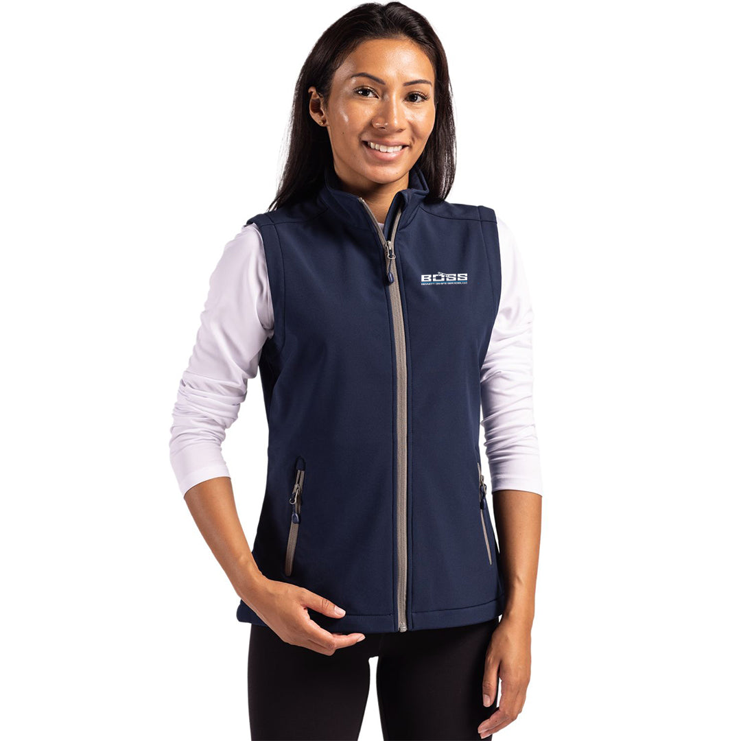 Boss Clique Tempo Stretch Full Zip Womens Softshell Vest
