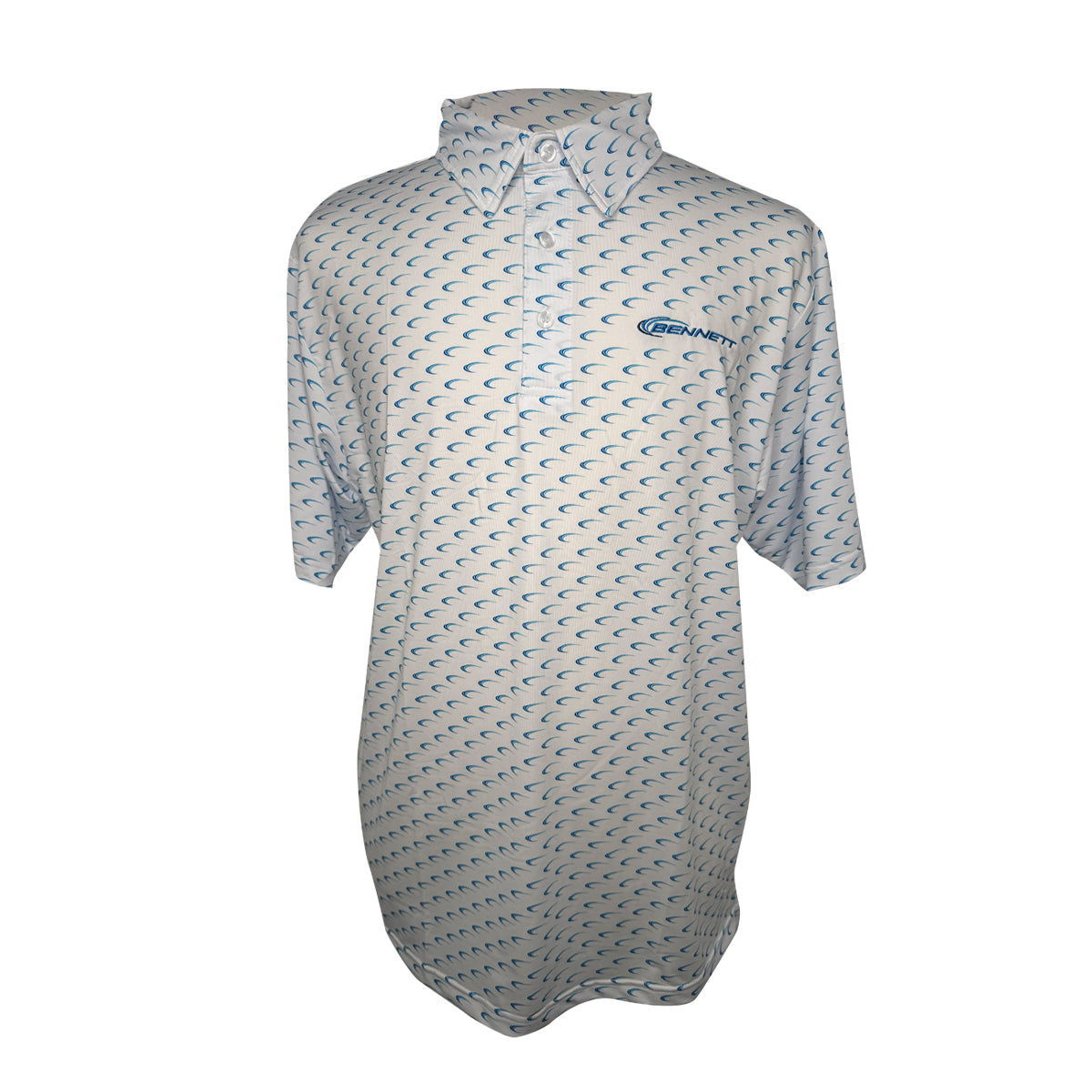 Bennett White Unisex Custom Polo