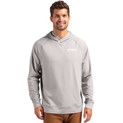 Ace Cutter & Buck Adapt Knit Recycled Mens Heathered Hooded Pullover