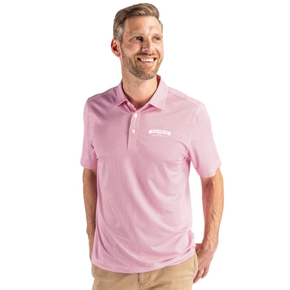 Ace Cutter & Buck Pike Eco Symmetry Print Stretch Recycled Mens Polo