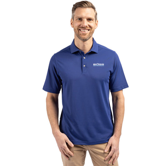Boss Cutter & Buck Virtue Eco Pique Recycled Mens Big and Tall Polo