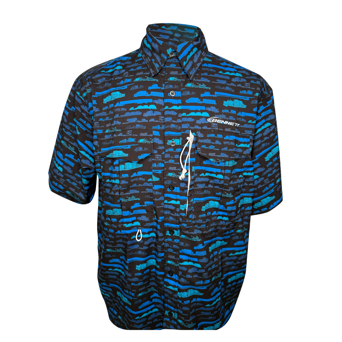 Bennett Custom Unisex Short Sleeve Fishing Shirt