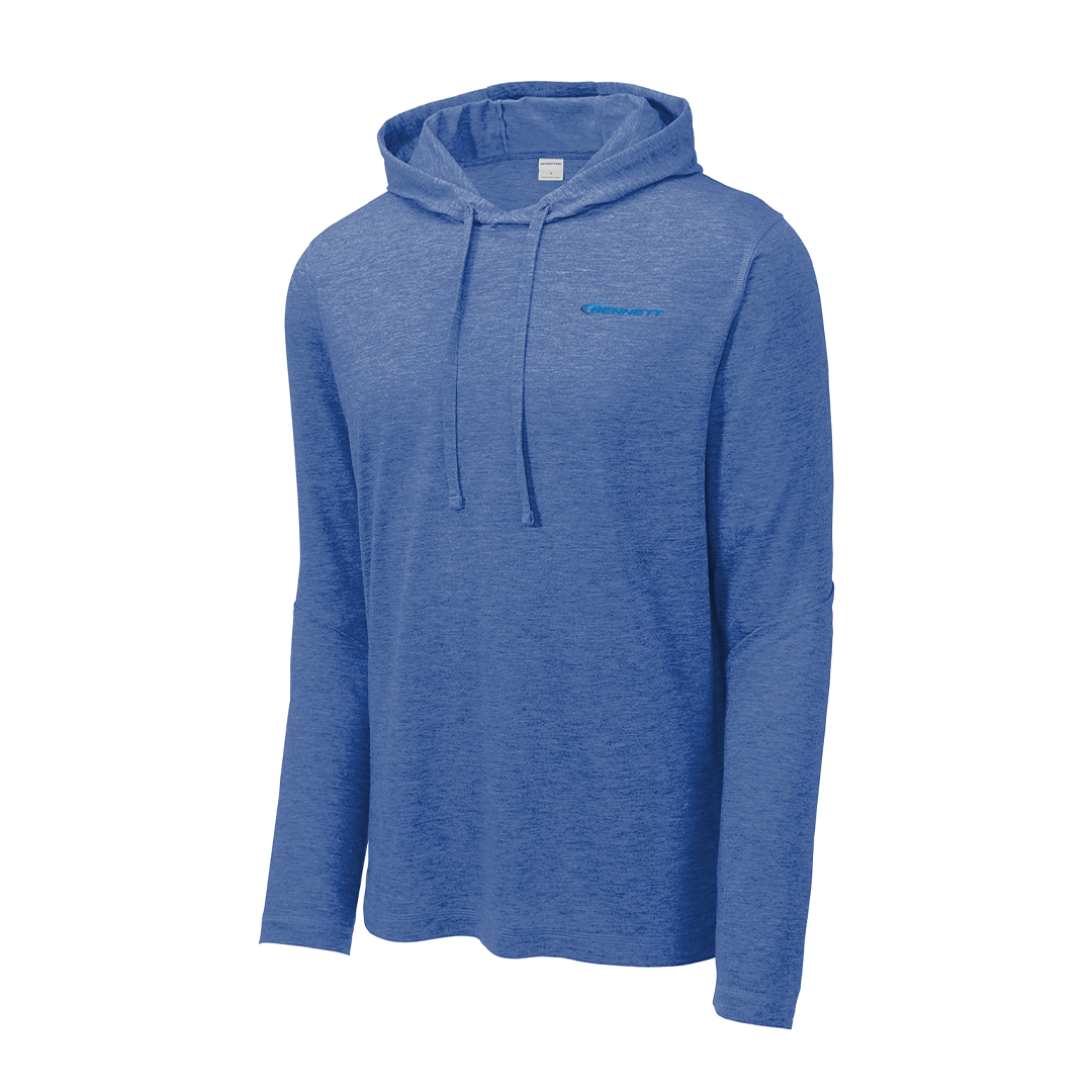 Bennett Men's Tri-Blend Wicking Long Sleeve Hoodie