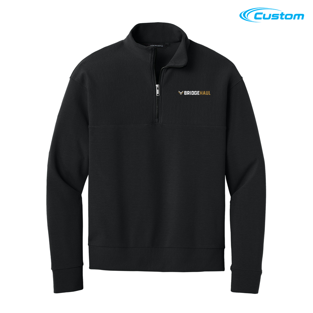 Bennett Texture BridgeHaul Mercer+Mettle Linear Texture 1/4-Zip – Bennett Gear